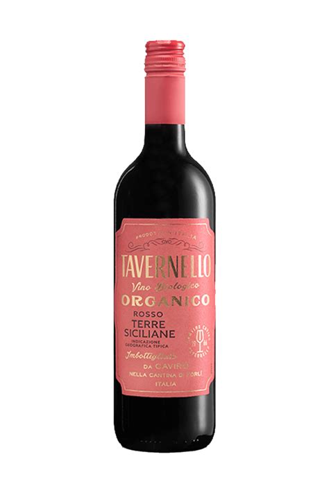 Rượu vang đỏ Tavernello Organico Rosso Terre Siciliane Grand Cru Wine