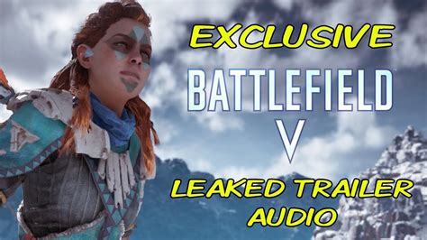 Exclusive Leaked Audio For Battlefield V Trailer Youtube