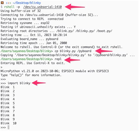 Hutscape Tutorials Blinky With Micropython On Esp C