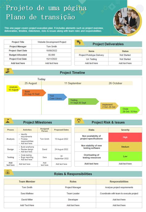 Os 7 Principais Modelos De Plano De Transição De Projeto Com Amostras E Exemplos