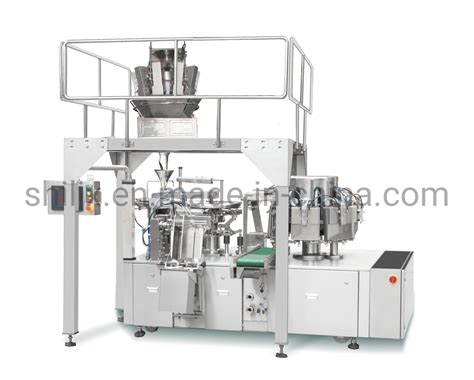 Premade Pouch Bag Rotary Vacuum Packaging Pack Machine For Food China