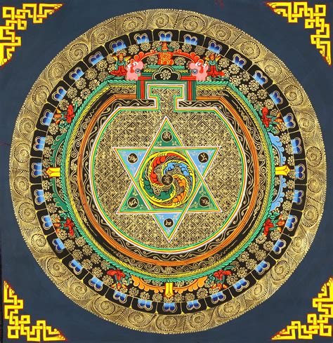 Vajrayogini Mandala With The Syllable Om Mani Padme Hum Pics Art