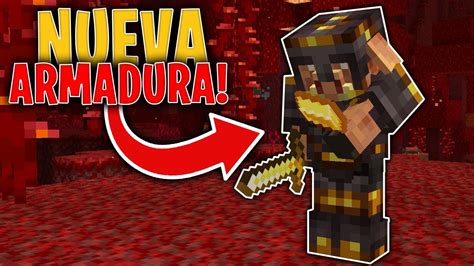 CRAFTEAMOS La ARMADURA De NETHERITE DORADA En MINECRAFT 1 16 YouTube