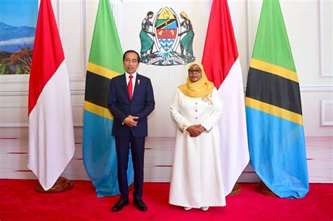 Kunjungan Perdana Ke Tanzania Presiden Jokowi Ajak Presiden Samia