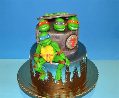 Tarta Fondant Tortugas Ninjas