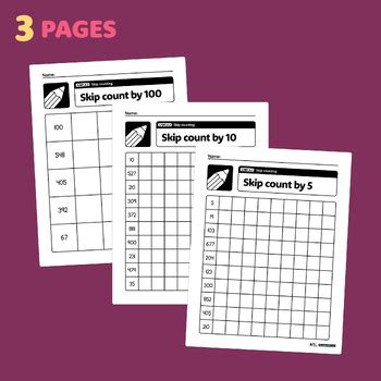 Skip Counting Within By S S S Worksheets Nd Grade Math