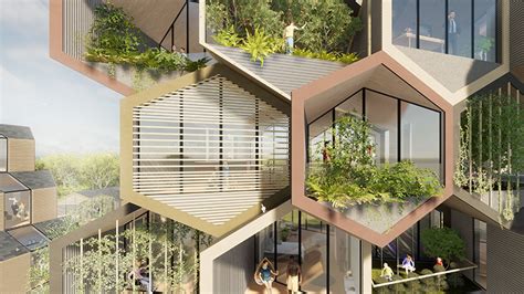 The Hive Project Envisions Honeycomb Shaped Residential Complex For 2030