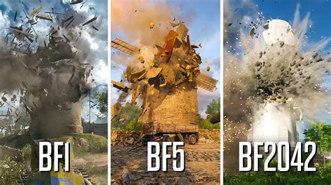 Battlefield Destruction Comparison Battlefield 1 Battlefield 5