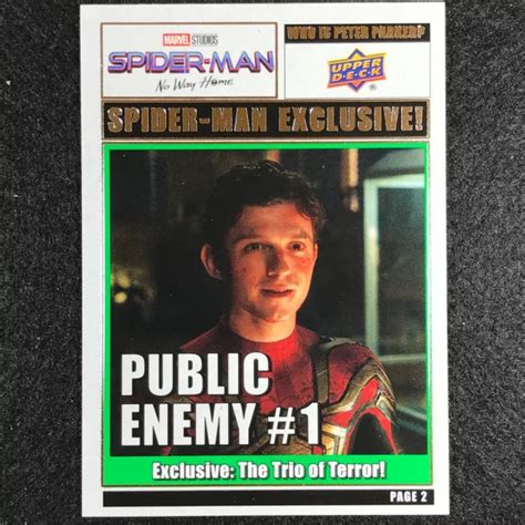 2023 Spider Man No Way Home Tom Holland As Spider Man Public Enemy 1 Base 8 Eur 9 47 Picclick Fr