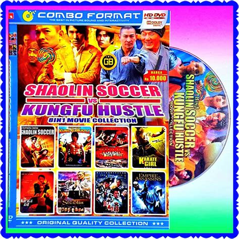 Kaset Dvd Koleksi Campuran Film Shaolin Soccer Film Kungfu Hustle Kaset