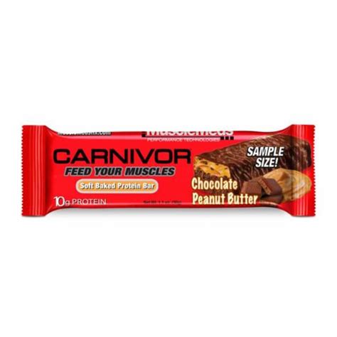 Carnivor Protein Bar 1 Barra 30g Musclemeds Meu Mundo Fit