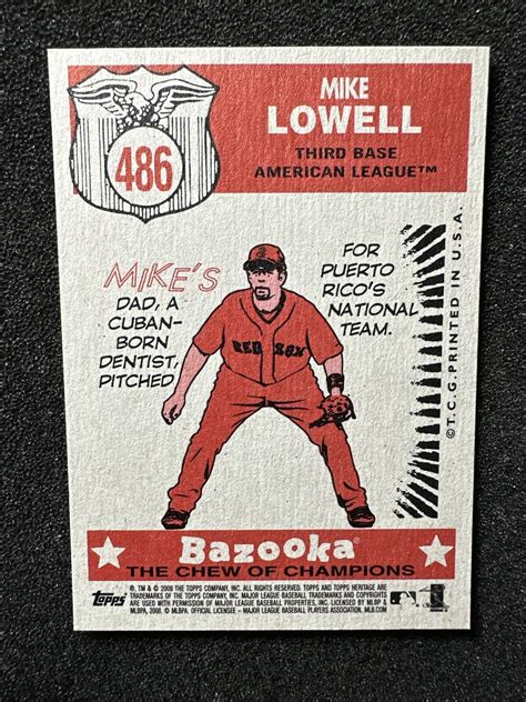 2008 Topps Heritage Topps News All Star Selection 486 Mike Lowell