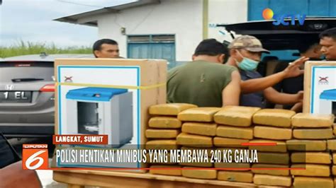 Penyelundupan Ratusan Kilogram Ganja Asal Aceh Terbongkar Saat Razia