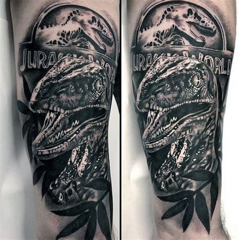 50 Epic Jurassic Park Tattoo Designs For Men