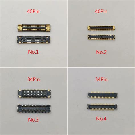 Pcs Pin Lcd Display Screen Fpc Connector For Samsung Galaxy