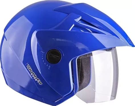 Capacete Para Moto Aberto Viseira Ebf Capacetes Thunder Open Solid