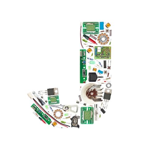 Premium Photo Electronic Components Letter