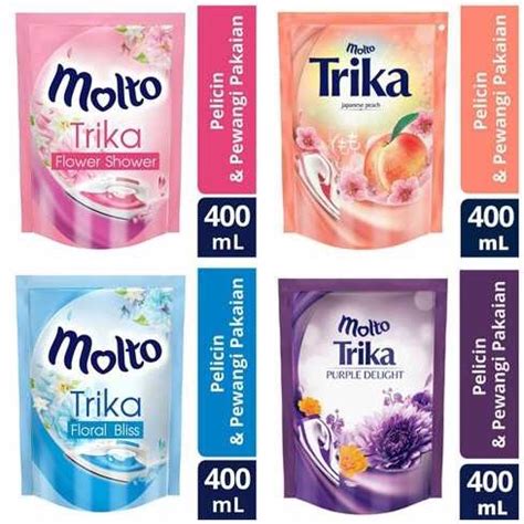 Jual Molto Trika Pelicin Pewangi Pakaian All Varian 400ML Shopee