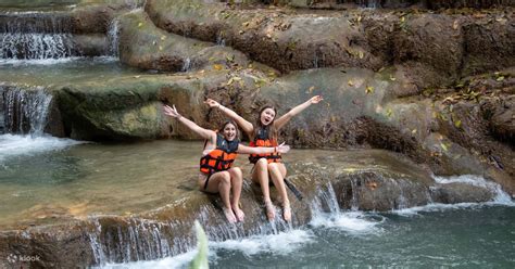 Erawan National Park Tour Erawan Waterfall And Bridge Over The River