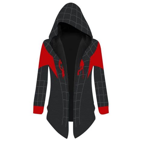Spider Man Hoodies Into The Spider Verse Overcoat Prestige Life