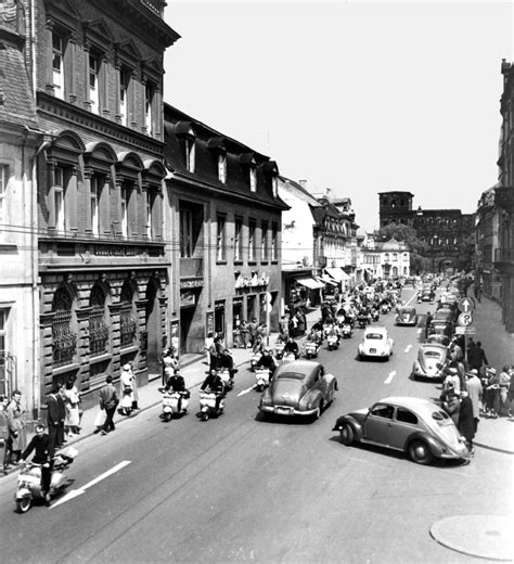 Trier Historische Fotos Von Fr Heren Kaufh Usern Eine Zeitreise