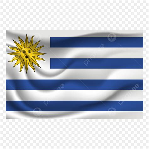 Bandera Realista Uruguay Png Realista Bandera Uruguay Png Y Vector