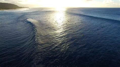 4k Drone Surfing Sunset Beach Hawaii Youtube