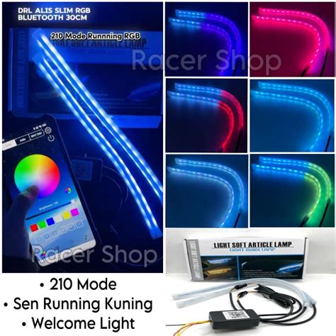 Jual DRL Alis RGB Welcome Light Sein Running Bluetooth App Controller