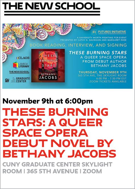 These Burning Stars A Queer Space Opera Debut Novel By Bethany Jacobs