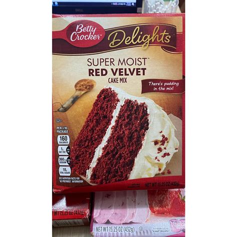 Bột Làm Bánh Pha Sẵn Cake Mix Red Velvet Betty Crocker Hộp 432gr Usa Shopee Việt Nam