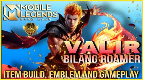 Angas Ni Valir Kapag Roamer Item Build Emblem And Gameplay Mobile