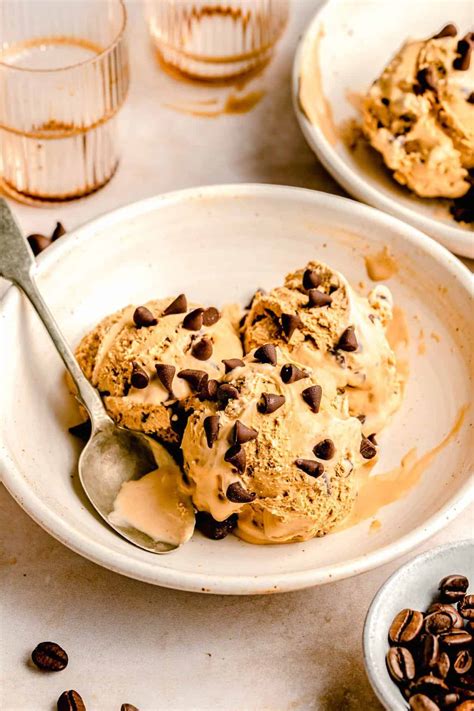 Espresso Chocolate Chip Ice Cream Table For Two By Julie Chiou