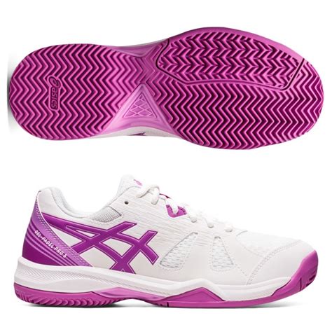 Asics Gel Padel Pro 5 white orchid Tecnología AHAR Zona de Padel