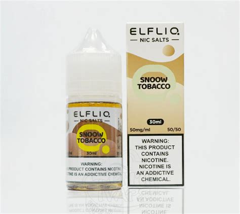 Жидкость Elf Bar Elfliq Salt Snoow Tobacco 30ml 50mg от Elf Bar