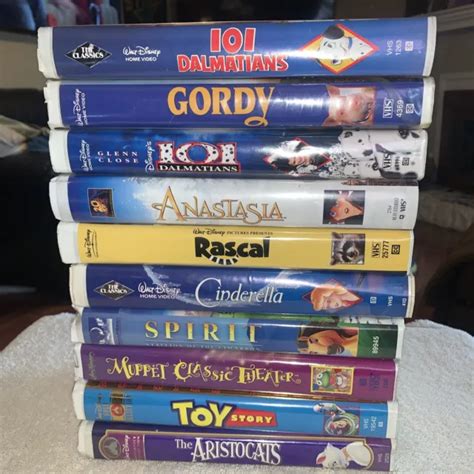 Vintage Walt Disney Vhs Tapes Lot Of Toy Story Picclick Uk