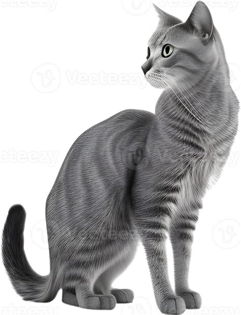 cat  model  view transparent background  png