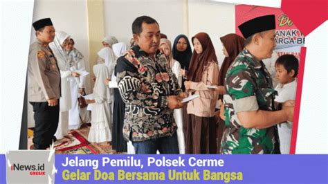 Jelang Pemilu Polsek Cerme Gelar Doa Bersama Untuk Keselamatan Bangsa