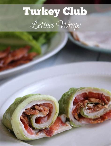 Healthy Low Carb Turkey Club Lettuce Wraps