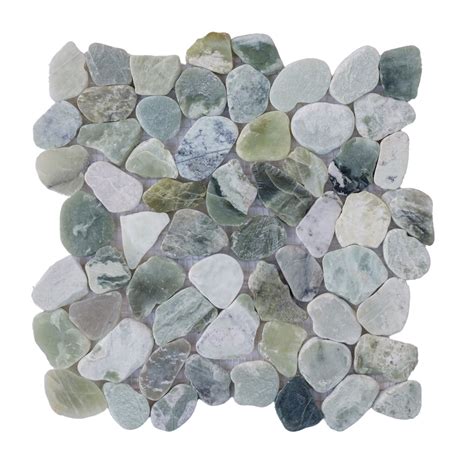 B O I Hawaii 12 X 12 Natural Stone Pebbles Mosaic Wall And Floor Tile And Reviews Wayfair