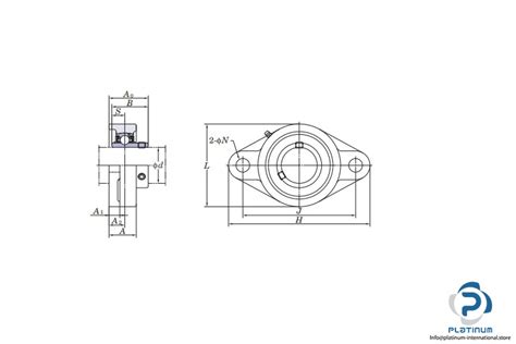 Fyh Ucfl Oval Flange Ball Bearing Unit Platinum International