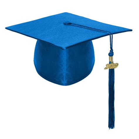 Toptie Adult Blue Graduation Cap With Tassel 2020 For High School And Bachelor