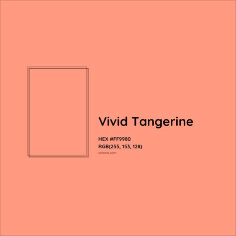 About Vivid Tangerine Color Meaning Codes Similar Colors And Paints