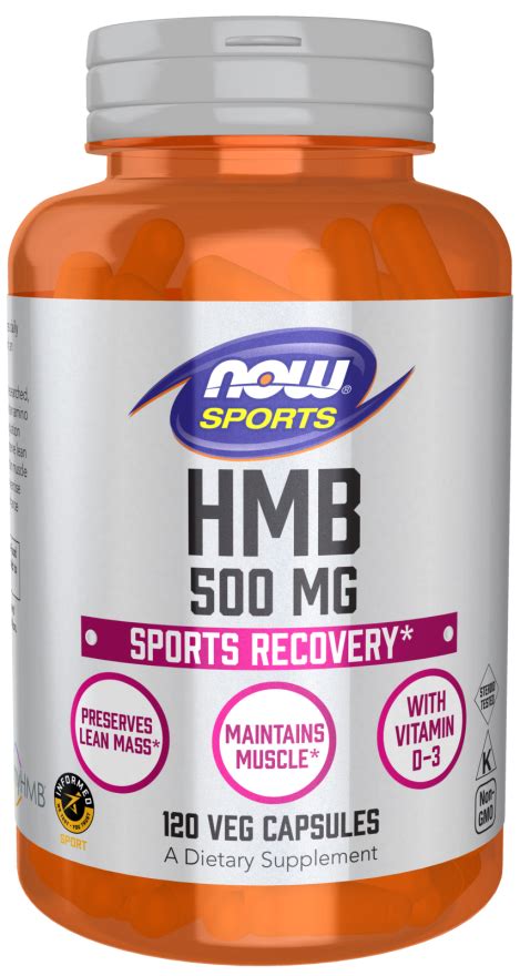 NOW Foods HMB 500 Mg 120 Kaps GymShop