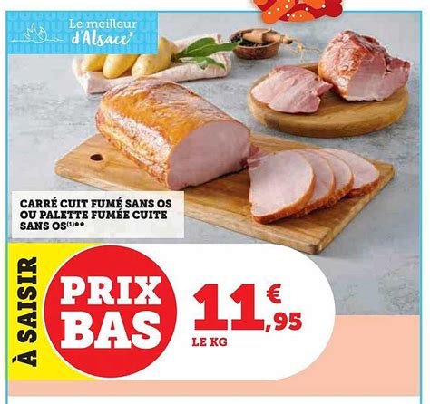 Promo Carr Cuit Fum Sans Os Ou Palette Fum E Cuite Sans Os Chez U