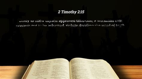 2 Timothy 2 15 Kjv Bible Verse Youtube