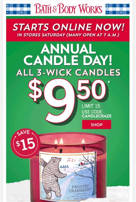 Life Inside The Page Bath Body Works Today S Email December