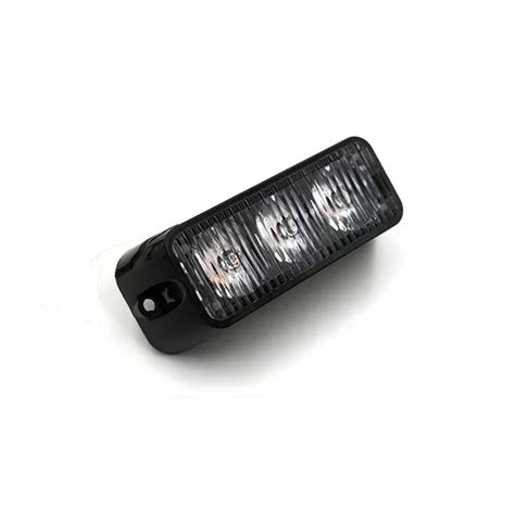 12 24VDC Flashing Emergency Warning Lighthead For Police Ambulance