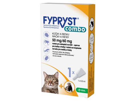 Fypryst Combo spot-on 50/60mg kočka a fretka - Petlando