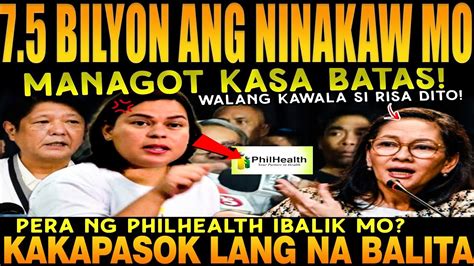 Kakapasok Lang Finish Na Pera Ng Philhealth Na Umano Winaldas Walang