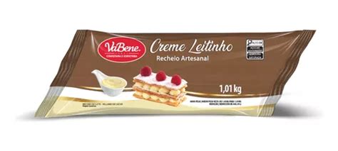 Recheio Artesanal Creme Leitinho Kg Vabene Parcelamento Sem Juros